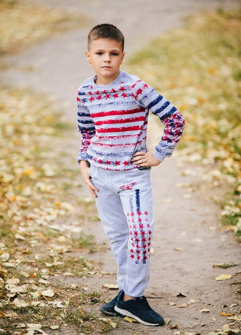Комбинированный демисезонный костюм для мальчика "америка" KINDER MODE