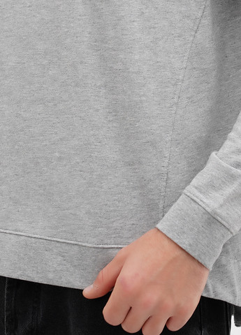 Сірий світшот Nike логотип без декору (311528562)