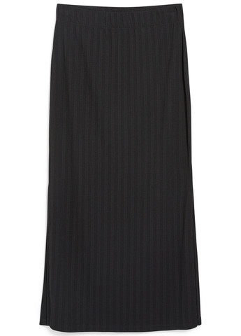 Черная кэжуал однотонная юбка C&A карандаш