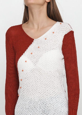 Терракотовый демисезонный пуловер пуловер Massimo