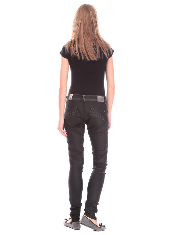 Черные кэжуал демисезонные прямые брюки Andy Warhol by Pepe Jeans