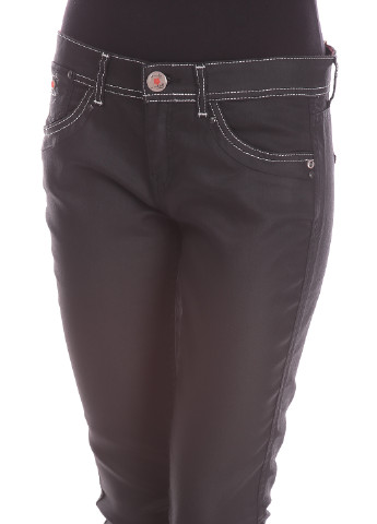 Черные кэжуал демисезонные прямые брюки Andy Warhol by Pepe Jeans