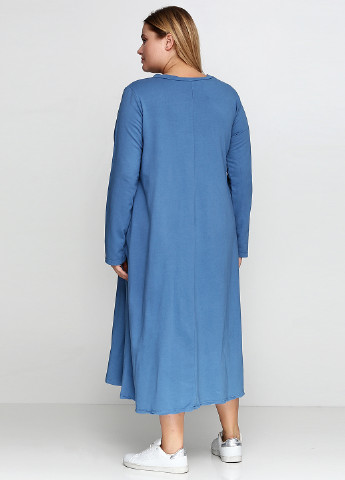 Голубое кэжуал платье L&N