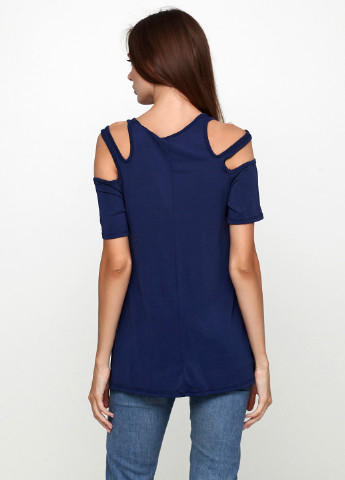 Темно-синяя летняя футболка Francesca's
