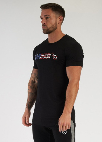 Чорна футболка чоловічі VQH