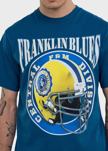 Синяя футболка Franklin & Marshall