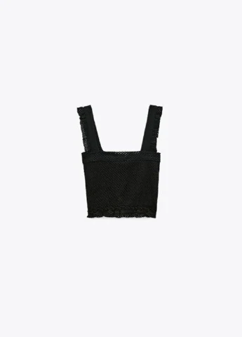 Топ літо,чорний, Zara (251696891)