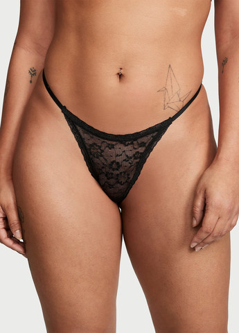 Черный демисезонный комплект (бюстгальтер, трусики) Victoria's Secret