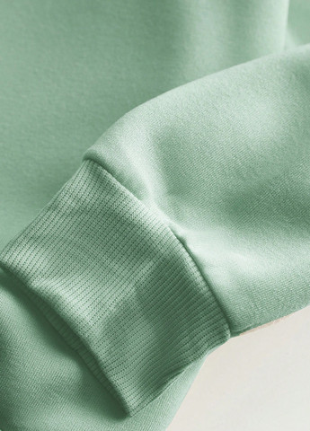 М'ятний світшот SHEIN новорічний без декору (334151276)