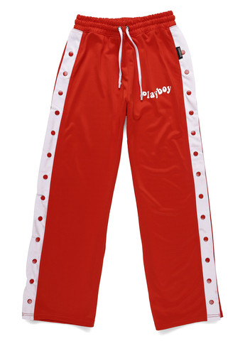 Красные спортивные демисезонные прямые брюки Missguided