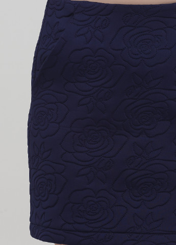 Темно-синяя кэжуал цветочной расцветки юбка Naf Naf