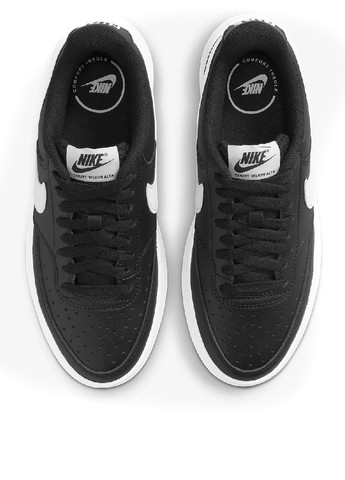 Черно-белые демисезонные кроссовки dm0113-002_2024 Nike Court Vision Alta