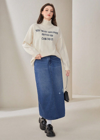 Айворі демісезонний светр SHEIN