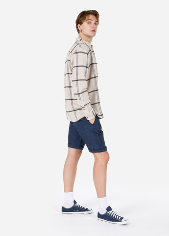 Бежевая кэжуал рубашка в клетку Colin's