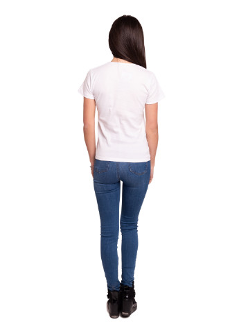 Біла всесезон футболка жіноча Наталюкс 21-2302