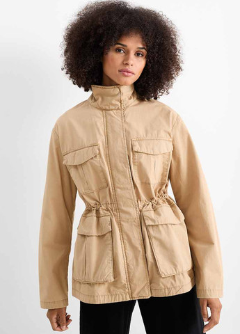 Бежева демісезонна куртка C&A