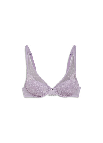 Сиреневый бюстгальтер C&A с косточками полиамид, кружево