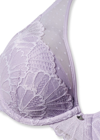 Сиреневый бюстгальтер C&A с косточками полиамид, кружево