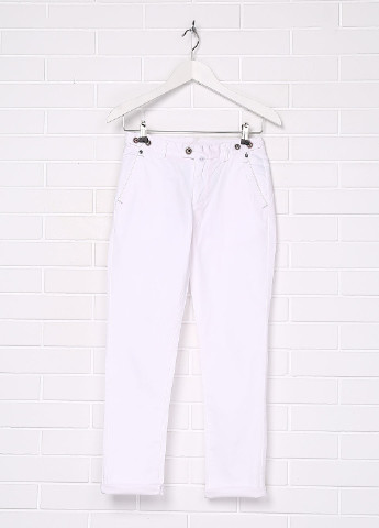 Белые кэжуал демисезонные брюки Silvian Heach