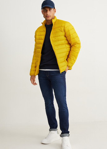 Жовта демісезонна куртка C&A