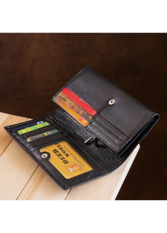 Жіночий шкіряний гаманець 17х9 см st leather (252133999)