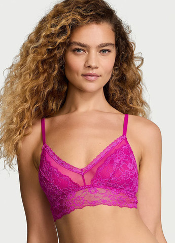 Розовый демисезонный комплект (бюстгальтер, трусики) Victoria's Secret