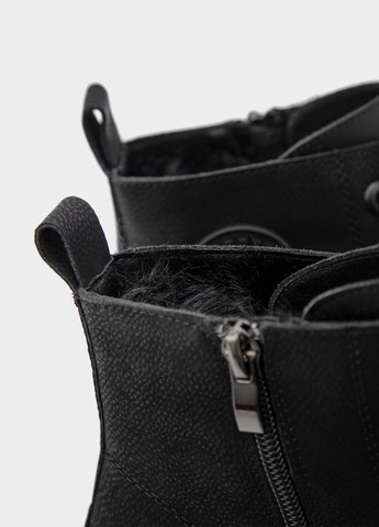 Зимние ботинки Respect без декора из искусственной кожи