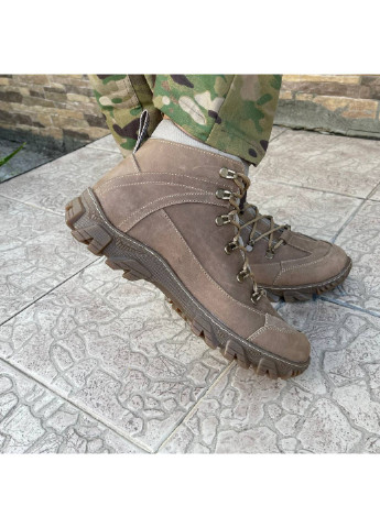 Коричневые осенние ботинки военные тактические всу (зсу) 7524 45 р 29,5 см коричневые Power