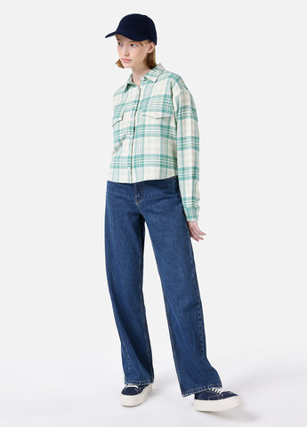 Голубой кэжуал рубашка в клетку Colin's