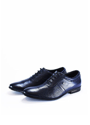 Темно-синие классические туфли Mida на шнурках