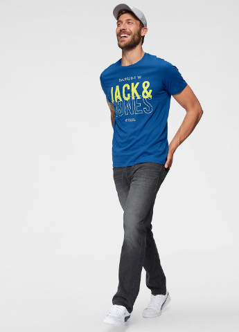 Синя літня футболка Jack & Jones