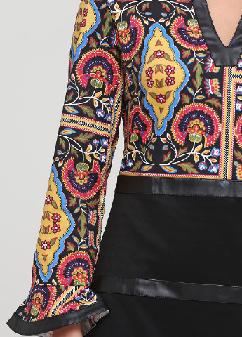 Черное кэжуал платье Almatrichi с орнаментом