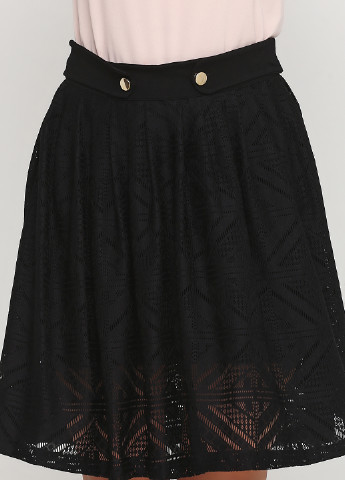 Черная кэжуал однотонная юбка Supertrash