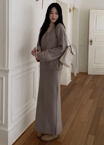 Костюм (пуловер, спідниця) SHEIN (341893503)