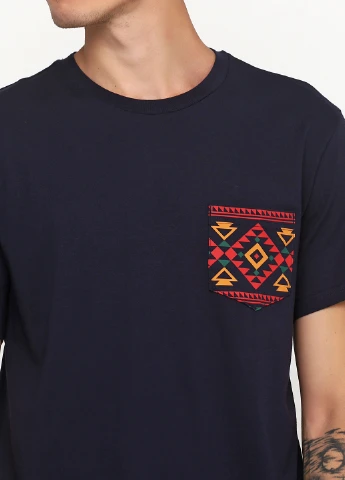 Темно-синя футболка H&M