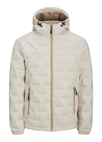 Кремова демісезонна куртка Jack & Jones