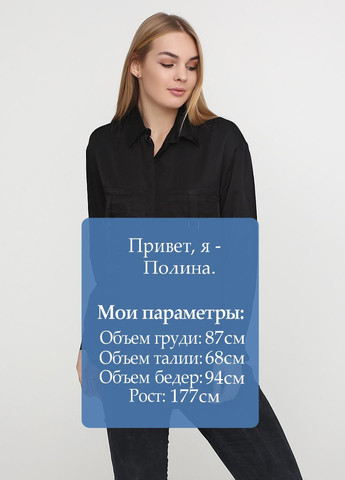 Черная демисезонная блуза H&M