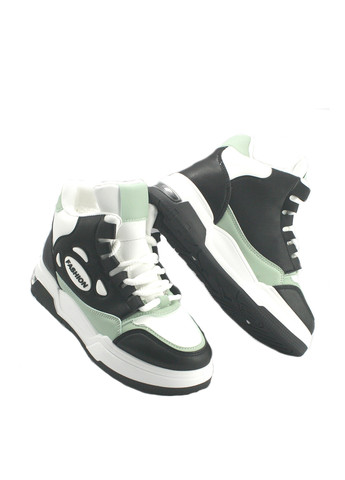 Зимние ботинки No Brand с белой подошвой из искусственной кожи