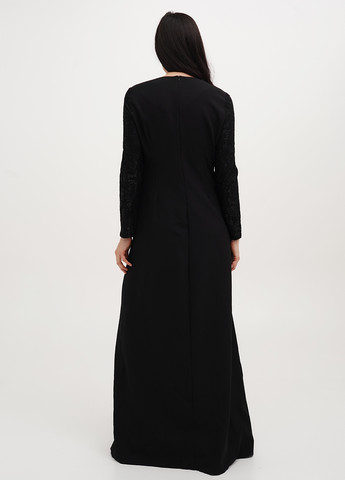 Черное вечернее платье а-силуэт Imperial однотонное