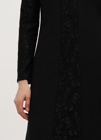 Черное вечернее платье а-силуэт Imperial однотонное