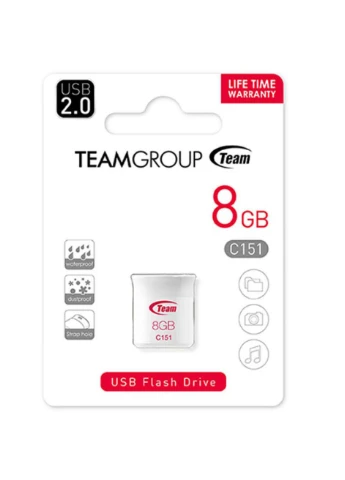 USB флеш накопитель (TC1518GR01) Team 8GB C151 USB 2.0 (232750165)
