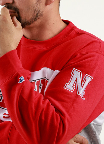 Комбінований світшот Blue 84 напис вишивка (359854761)