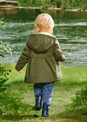 Темно-зеленое летнее Пальто двубортное SHEIN