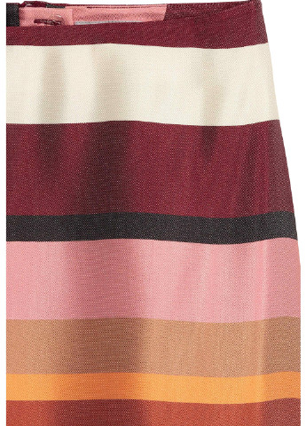 Светло-розовая кэжуал юбка H&M а-силуэта (трапеция), а-силуэта (трапеция)