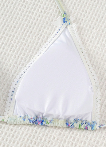 Комбінований літній купальник (ліф, трусики) бікіні, роздільний SHEIN