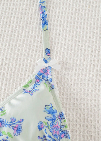 Комбінований літній купальник (ліф, трусики) бікіні, роздільний SHEIN