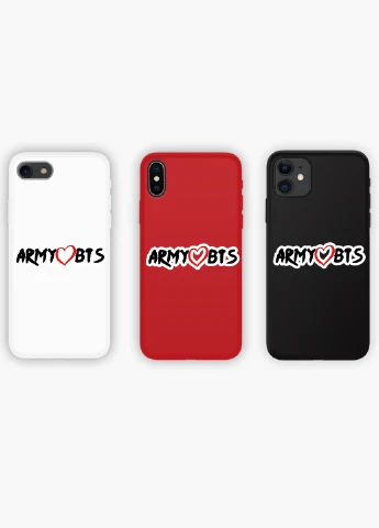 Чехол силиконовый Apple Iphone X БТС (BTS) (6129-1100) MobiPrint (219335767)