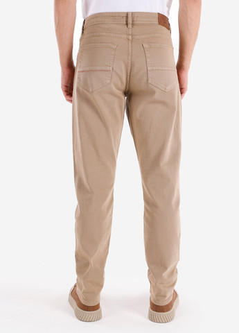 Бежевые кэжуал демисезонные прямые брюки Colin's