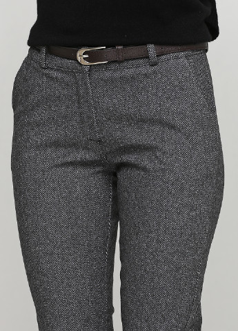 Серые кэжуал демисезонные зауженные брюки Made in Italy