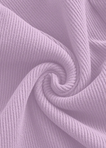 Комбінезон SHEIN комбінезон-брюки однотонний світло-ліловий спортивний, кежуал поліестер, трикотаж